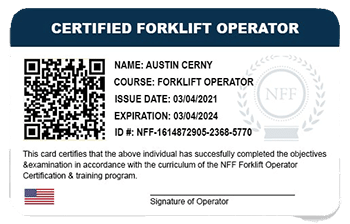 Official OSHA Online Forklift Certification National Forklift Foundation Official OSHA Online Forklift Certification National Forklift Foundation
